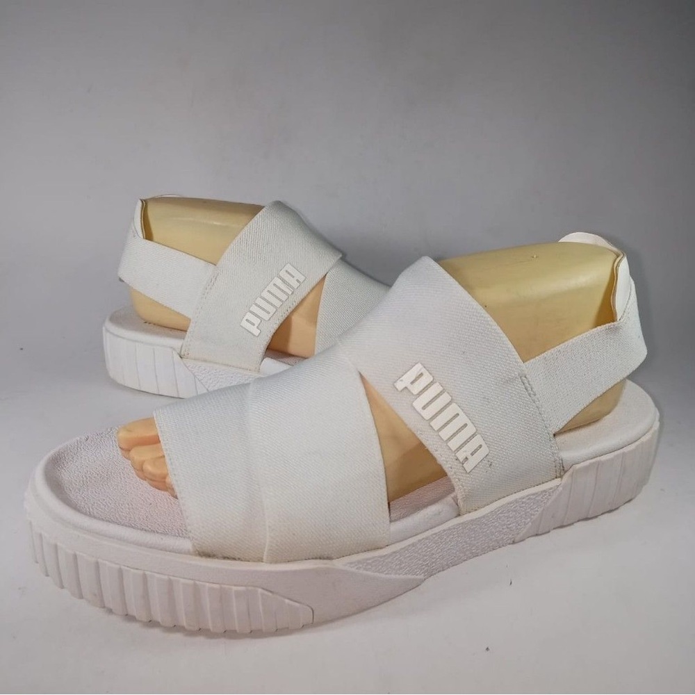 PUMA Cali 370758-02 Women's White Sandals